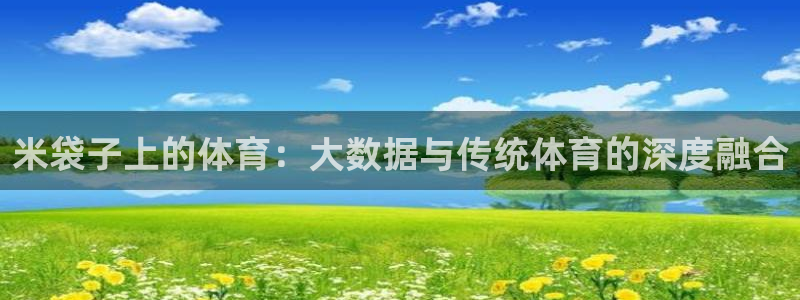 米袋子上的体育：大数据与传统体育的深度融合